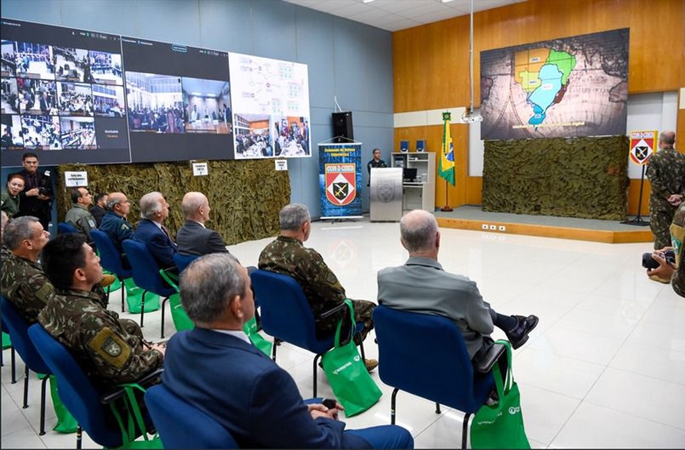 Forças federais definem como será atuação da segurança na COP 30, em Belém. — Foto: Reprodução / Comando Militar do Norte (CMN)