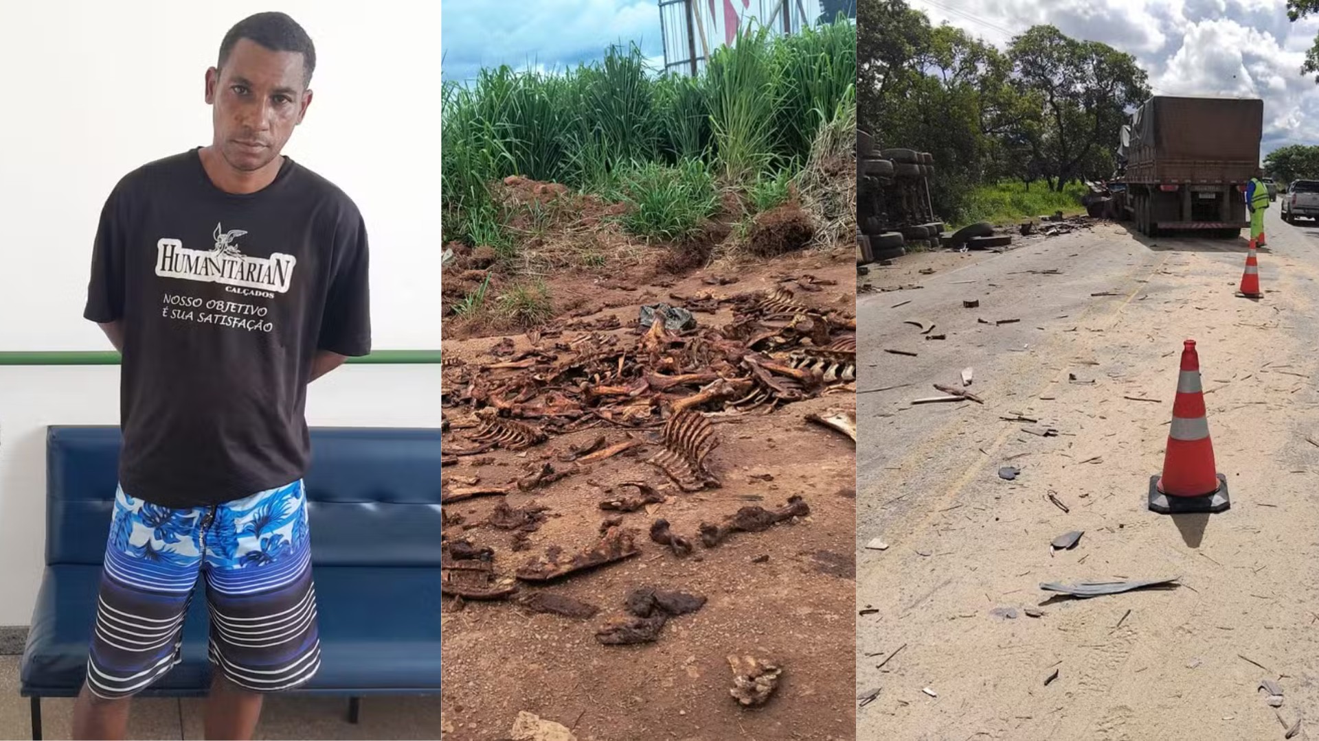 Você viu? Suspeito de matar estudante de psicologia preso, 'cemitério' a céu aberto e carga de farelo de soja espalhada