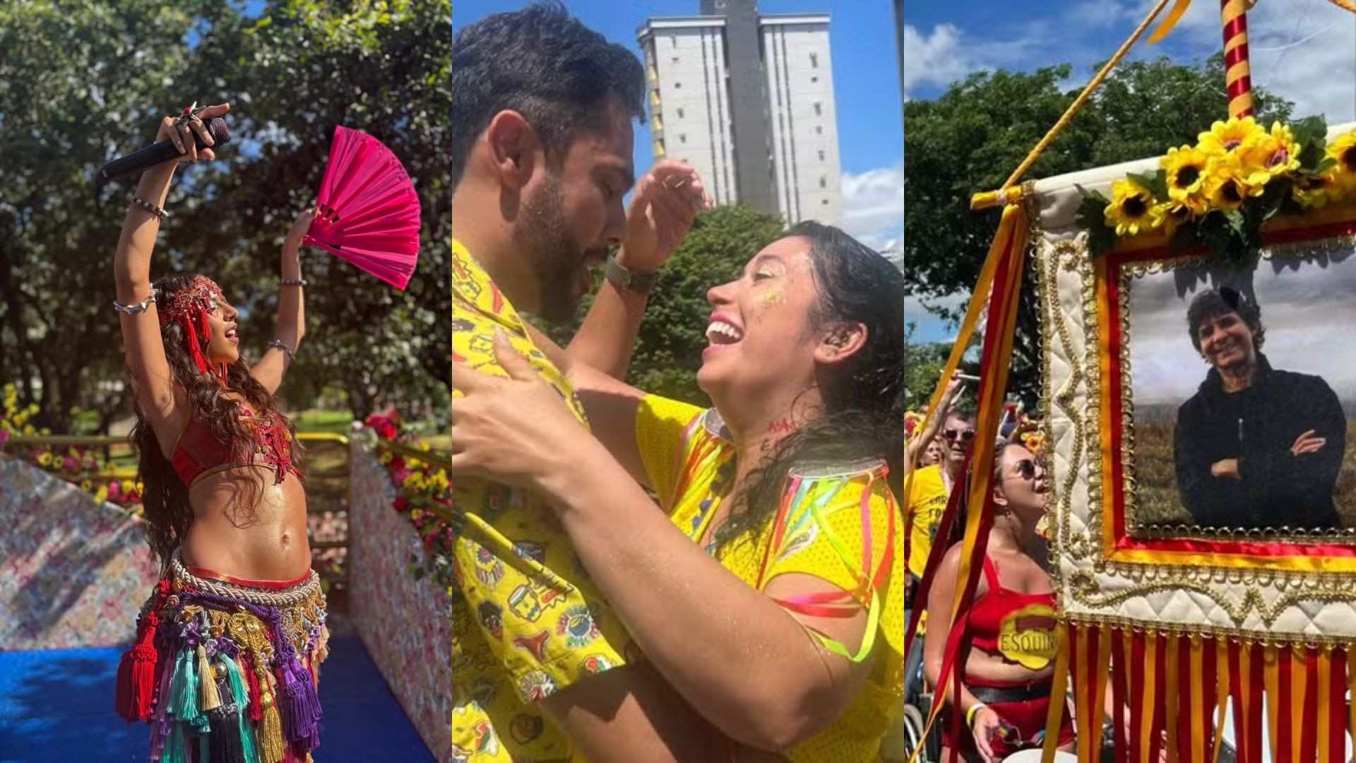 Marina Sena, pedido de casamento e homenagem a Lô Borges: como foi o domingo de carnaval em BH