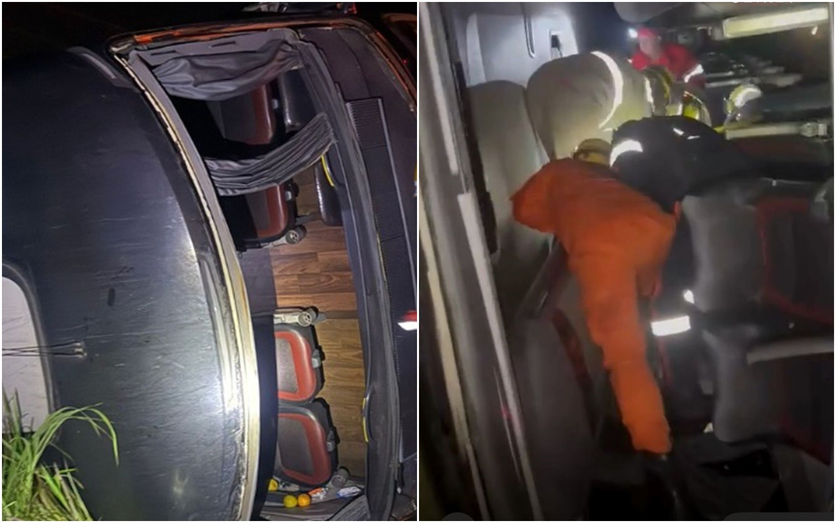 Ônibus capota e deixa feridos na BR-060 