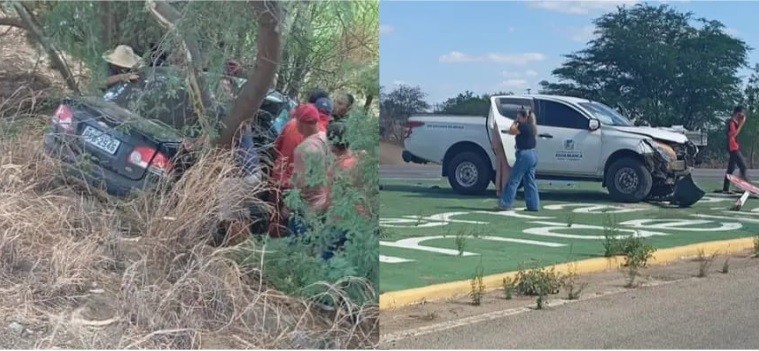 Mulher morre em grave acidente envolvendo dois carros na BR-104, no Agreste da PB