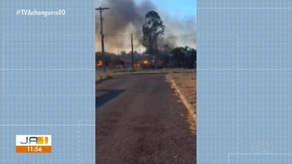 Incêndio no lixão de Colinas cobre setores da cidade de fumaça