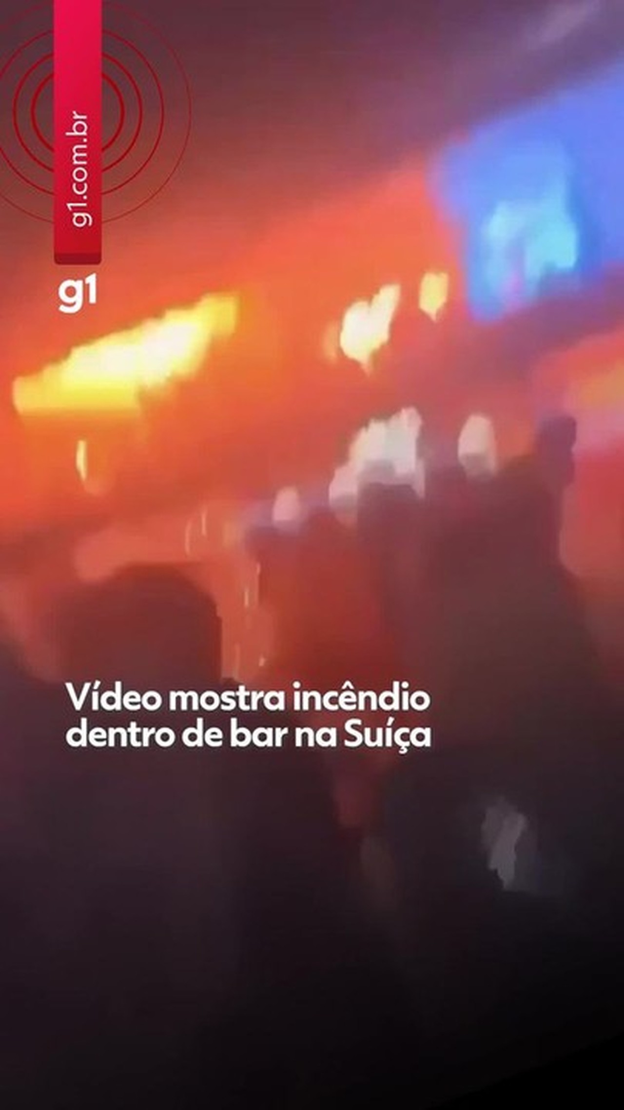 VÍDEO mostra fogo se espalhando por teto de bar na Suíça; autoridades falam em 40 mortos