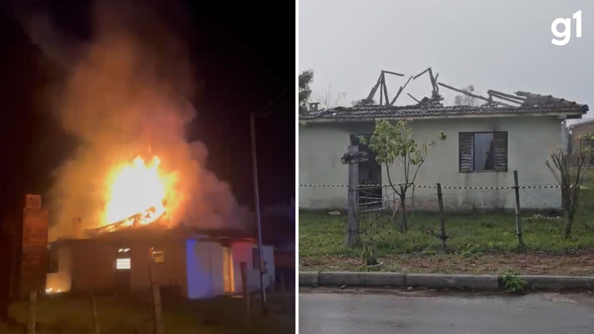Homem de 76 anos morre após incêndio em residência em Rosário do Sul, no RS