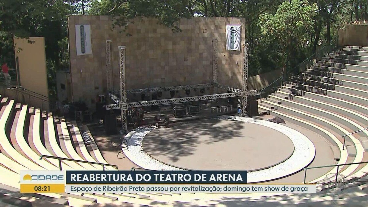 Le Théâtre Arena rouvre ses portes après des travaux de revitalisation à Ribeirão Preto, SP |  Ribeirão Preto et Franca