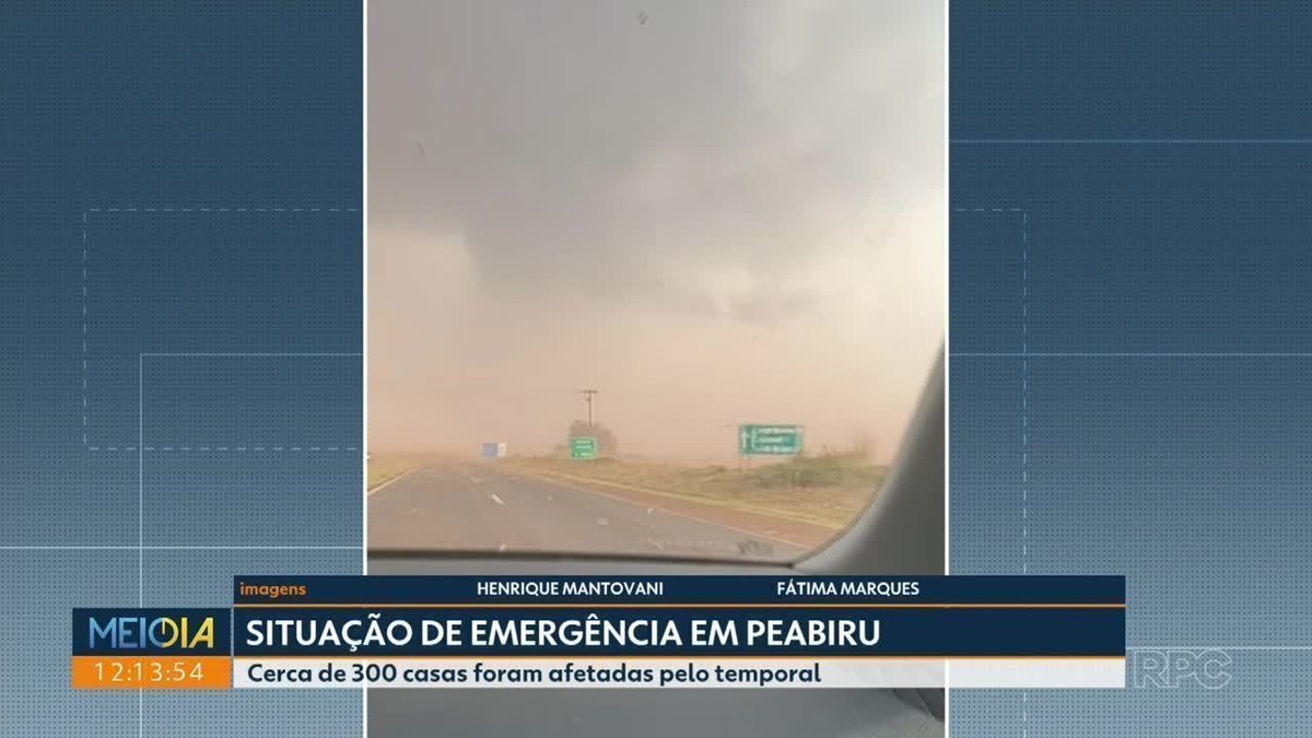 Peabiru Decreta Situação De Emergência Após Temporal Deixar Estragos 800 Estão Desalojados 