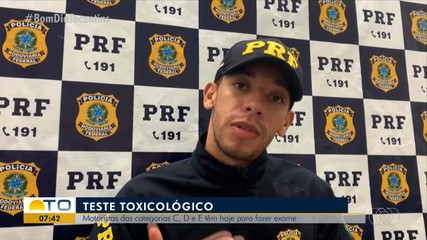 Motorista profissionais precisam fazer o exame toxicológico até terça-feira (30)