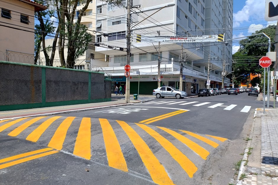Rua na região central de São José dos Campos terá sentido alterado e passa a operar em mão dupla