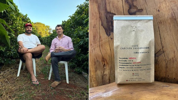 Juliano Coacci e Felipe Brige, Café Chácara Passárgada, no DF — Foto: arquivo pessoal