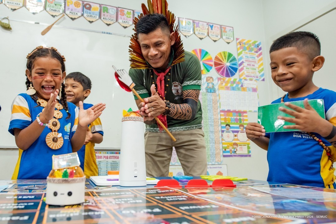 Em Boa Vista, projeto usa robótica para fortalecer e valorizar cultura indígena