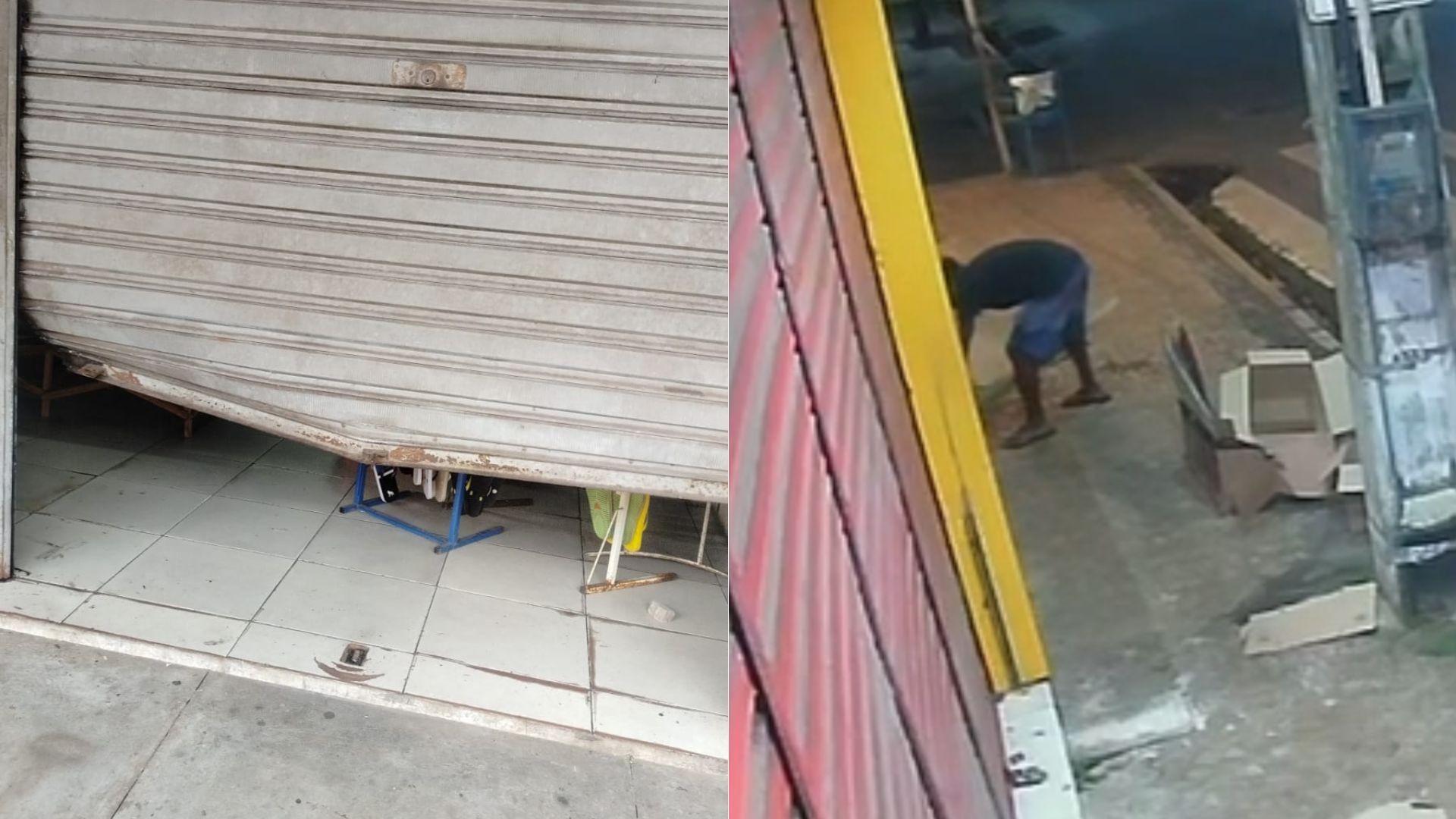 VÍDEO: Homem arromba loja durante a madrugada em Santa Inês; prejuízo é de R$ 5 mil