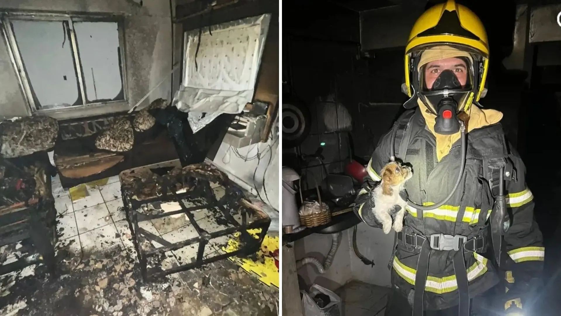 Pai e duas filhas de 2 e 11 anos são resgatadas desacordados após incêndio em apartamento em Colatina