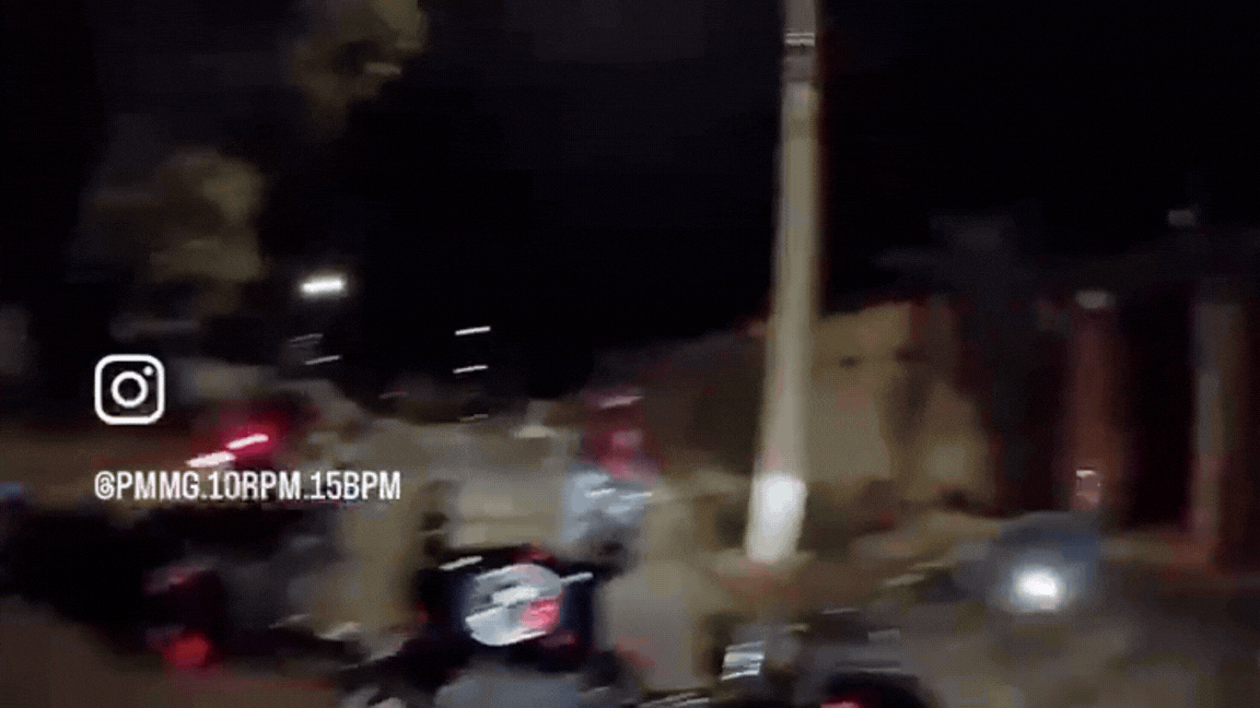 VÍDEO: Perseguição policial leva à prisão de jovem e apreensão de adolescente armados em MG