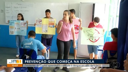 Alunos de Palmas aprendem a combater o mosquito da dengue