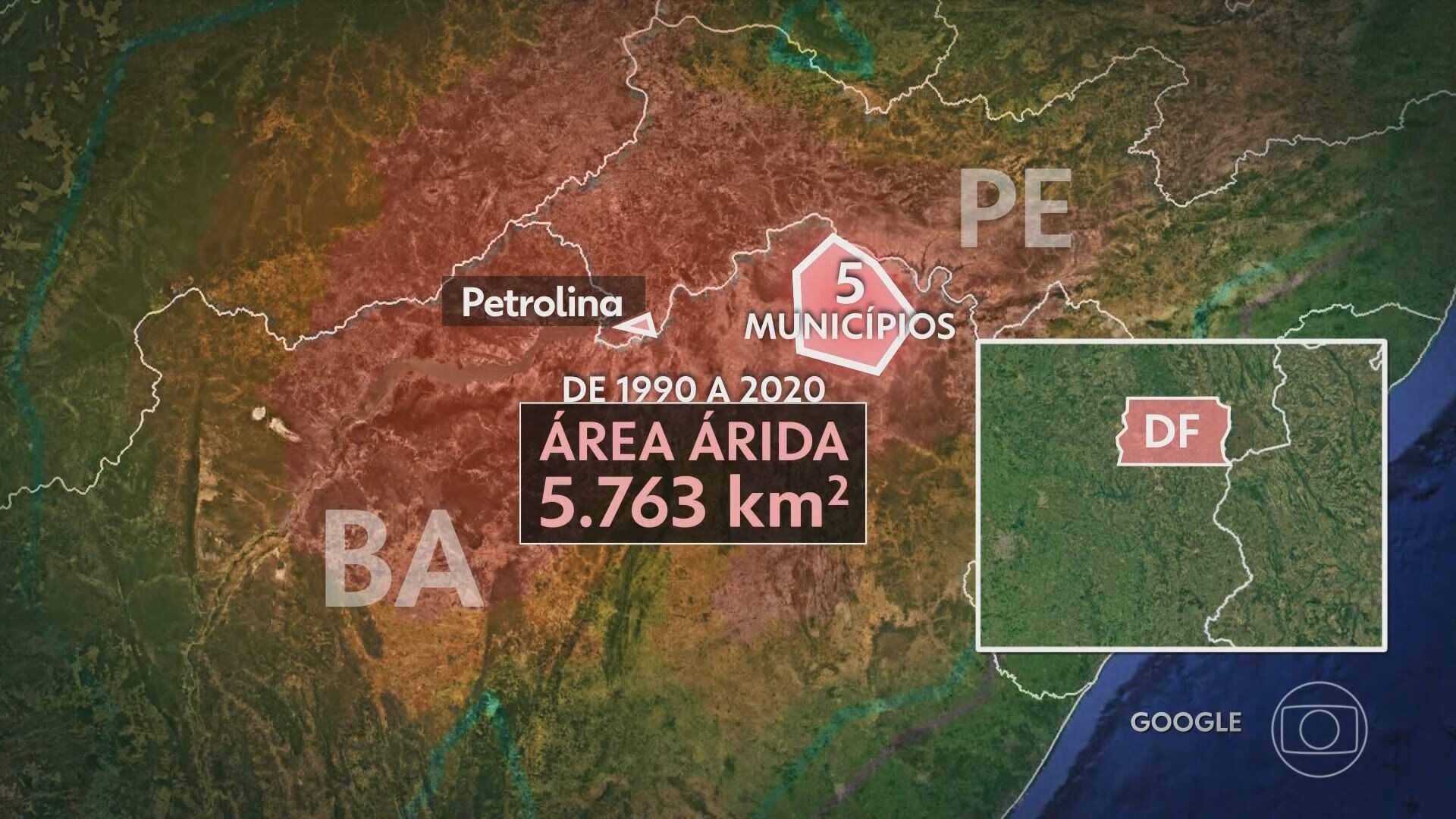 Cientistas do Inpe e do Cemaden identificam no Brasil uma região de clima semelhante ao deserto