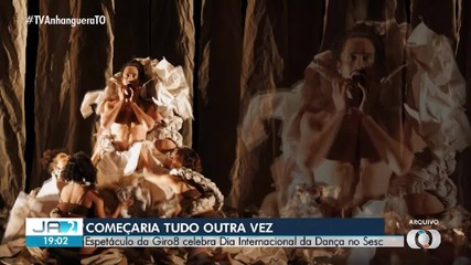 Dia Internacional da Dança é celebrado com espetáculo da Giro8 no Sesc