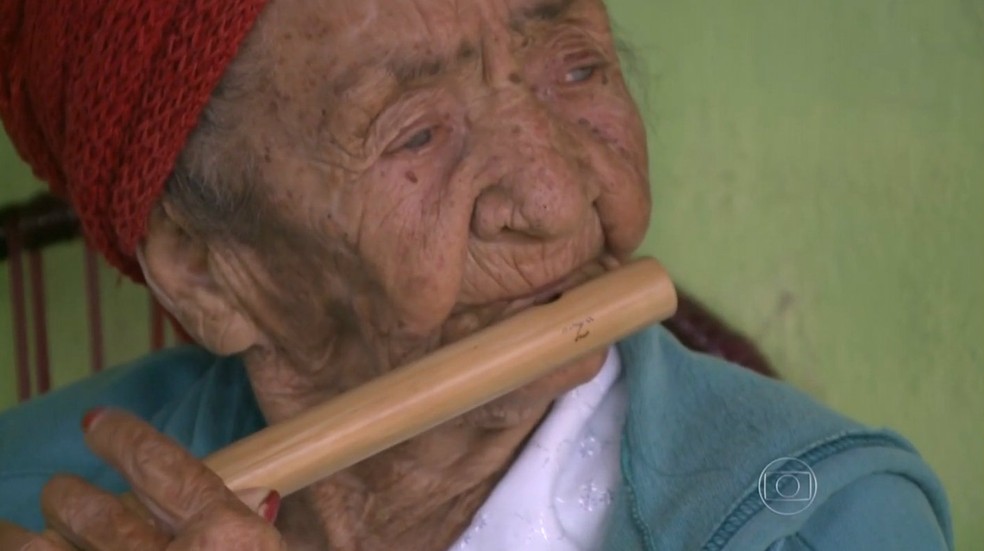 Zabé da Loca, a rainha do pífano — Foto: Reprodução/TV Paraíba
