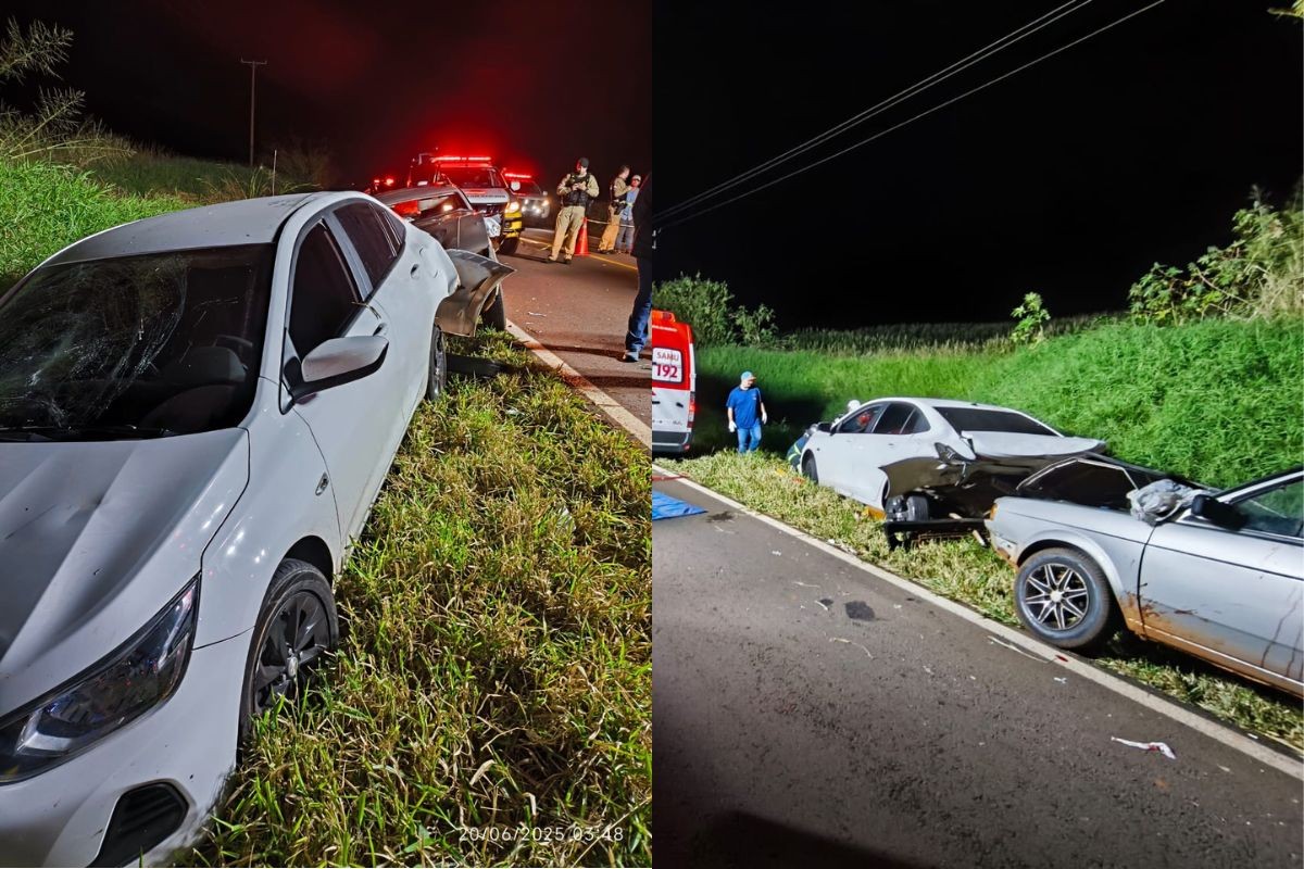 
Adolescente morre atropelada após carro ter pane em rodovia e ser atingido por outro veículo, no Paraná