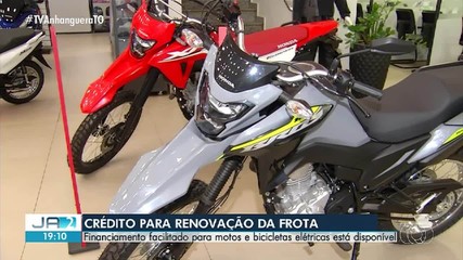 Programa oferece financiamento facilitado para motos e bicicletas elétricas