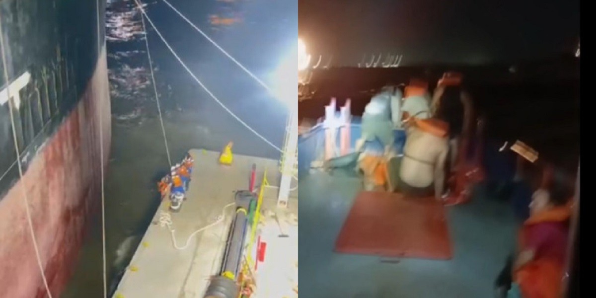 Embarcação naufraga próximo à Vila do Conde, em Barcarena