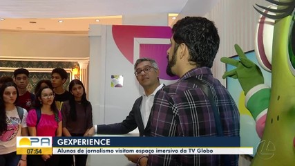 'Gexperience': Estudantes de jornalismo visitam o espaço interativo