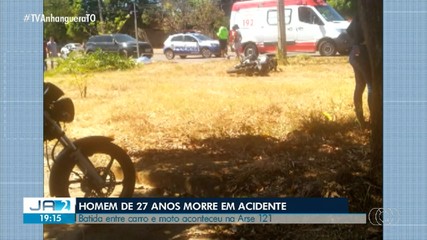 Homem, de 27 anos, morre em acidente de trânsito em Palmas