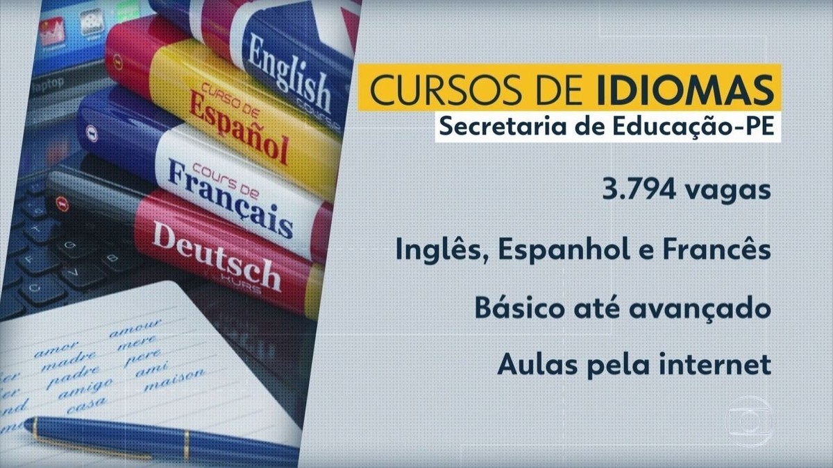 Últimos dias para se inscrever em cursos gratuitos de inglês e espanhol  Sergipe Notícias