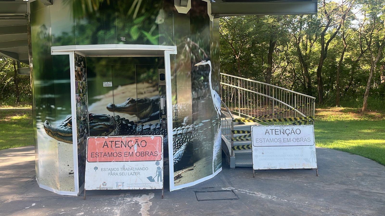 Mirante do Parque Mãe Bonifácia volta a ser fechado menos de 2 meses após reabertura em Cuiabá 