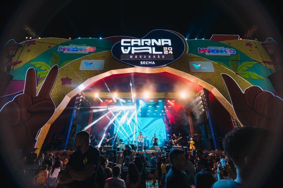 Wesley Safadão se apresenta no Carnaval de São Luís — Foto: Divulgação/Governo do Maranhão