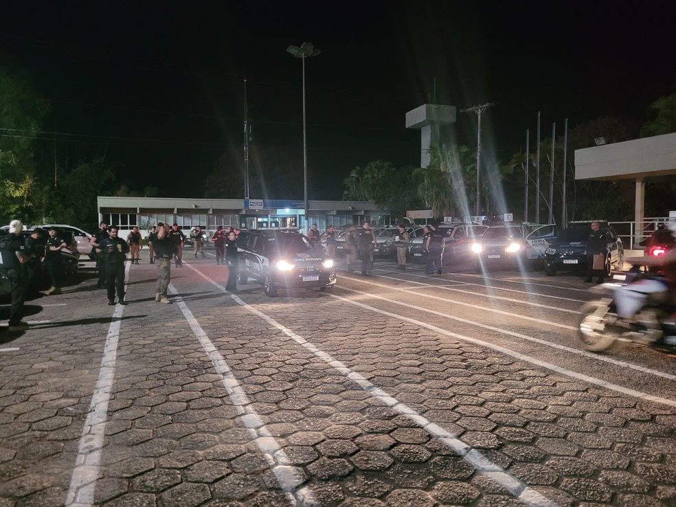 Operação conjunta entre PC e PM prende sete suspeitos em Ipatinga. — Foto: Polícia Civil/Divulgação