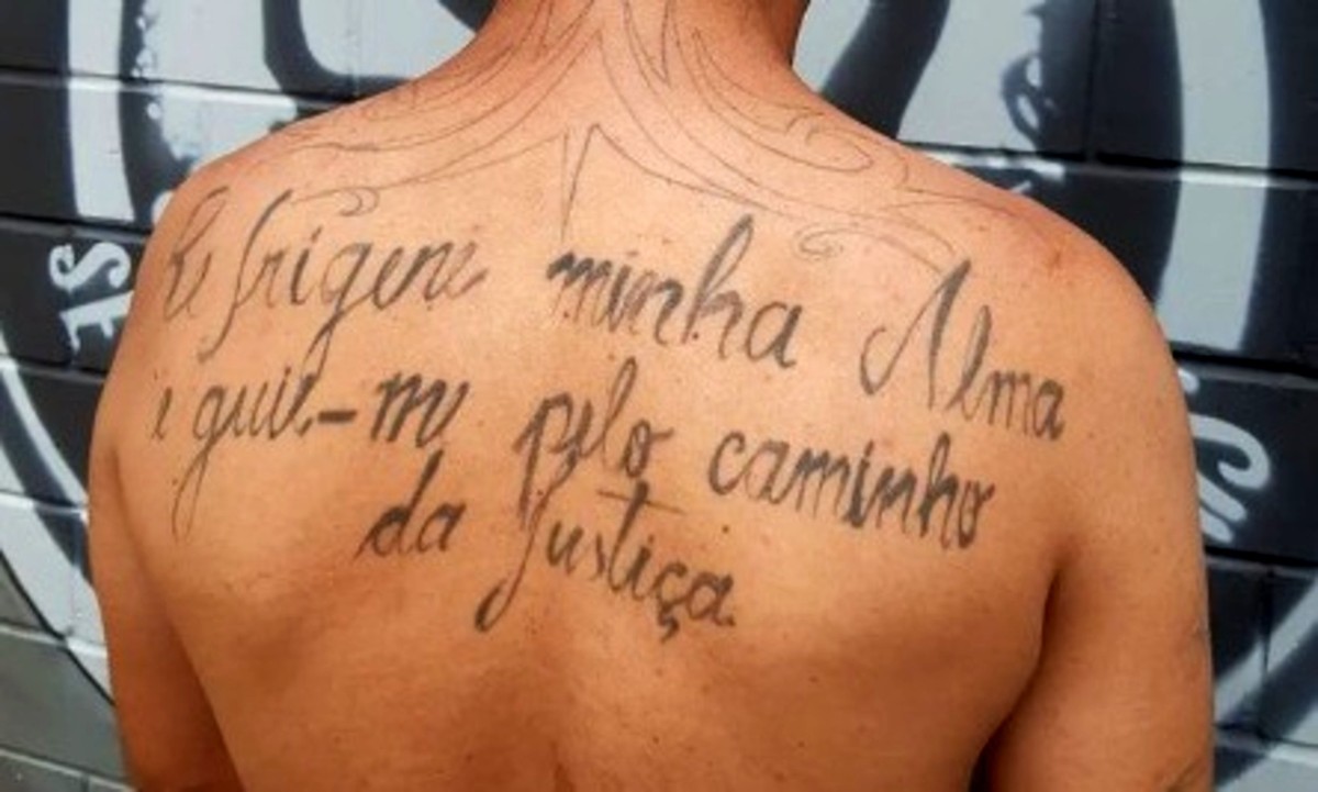 Tatuagem de preso com versículo da bíblia repercute na web: ‘guia-me ...