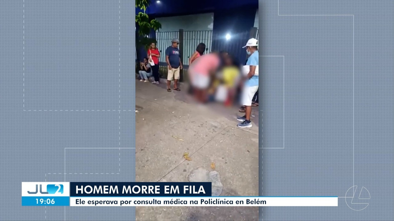 Homem morre após mal súbito em frente à Policlínica Metropolitana, em Belém