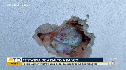 Polícia Militar impede tentativa de assalto a banco