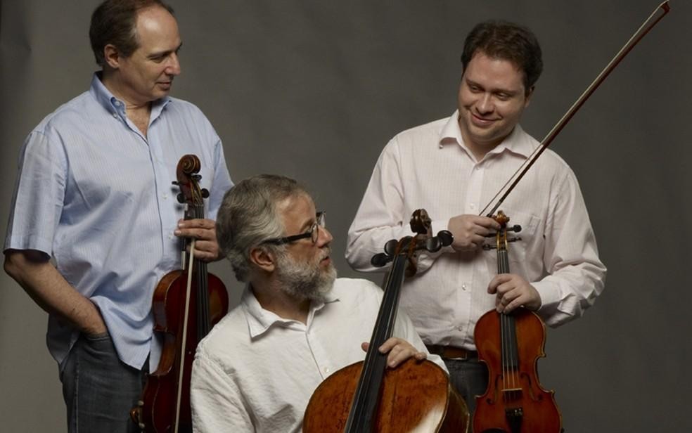 Horacio Schaefer, Roberto Ring e Pablo de León se apresentam em Franca — Foto: Arnaldo Pappalardo
