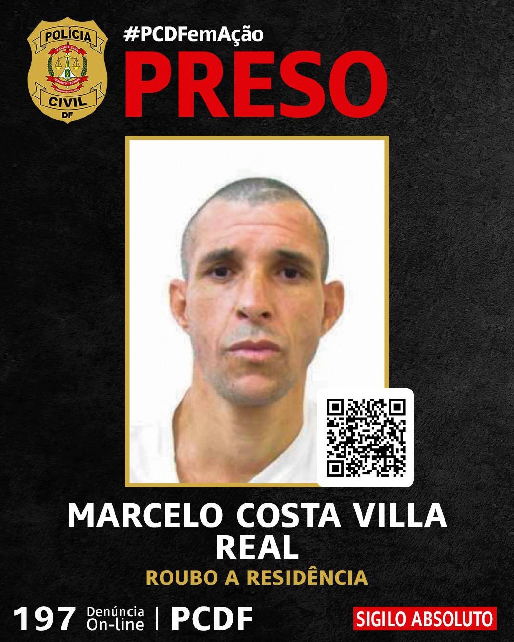 Marcelo Costa Villa Real — Foto: Divulgação/PCDF
