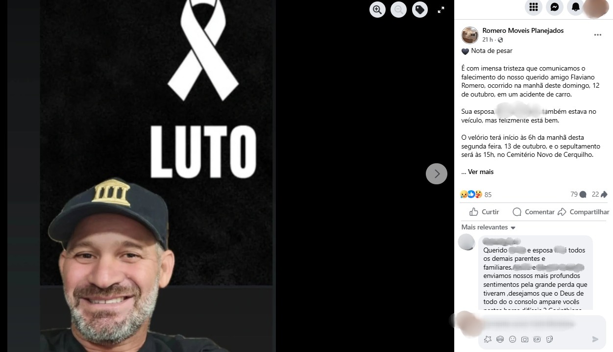 Vítima de acidente na Castello Branco era empresário em Cerquilho