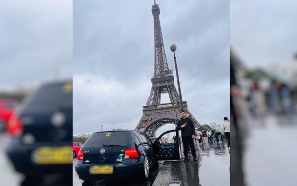 Goiano viaja pela Europa com carro de som e viraliza na web com vídeo na  Torre Eiffel, em Paris; assista, Goiás