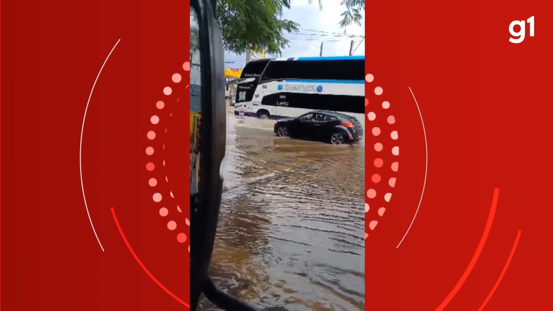 VÍDEO: chuva causa alagamentos de vias em Piracicaba