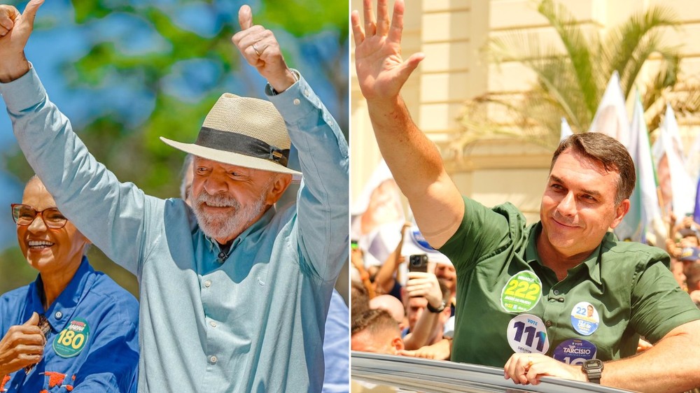 Campanhas de Lula e Flávio Bolsonaro adotam estratégias diferentes para mobilizar eleitores na reta final