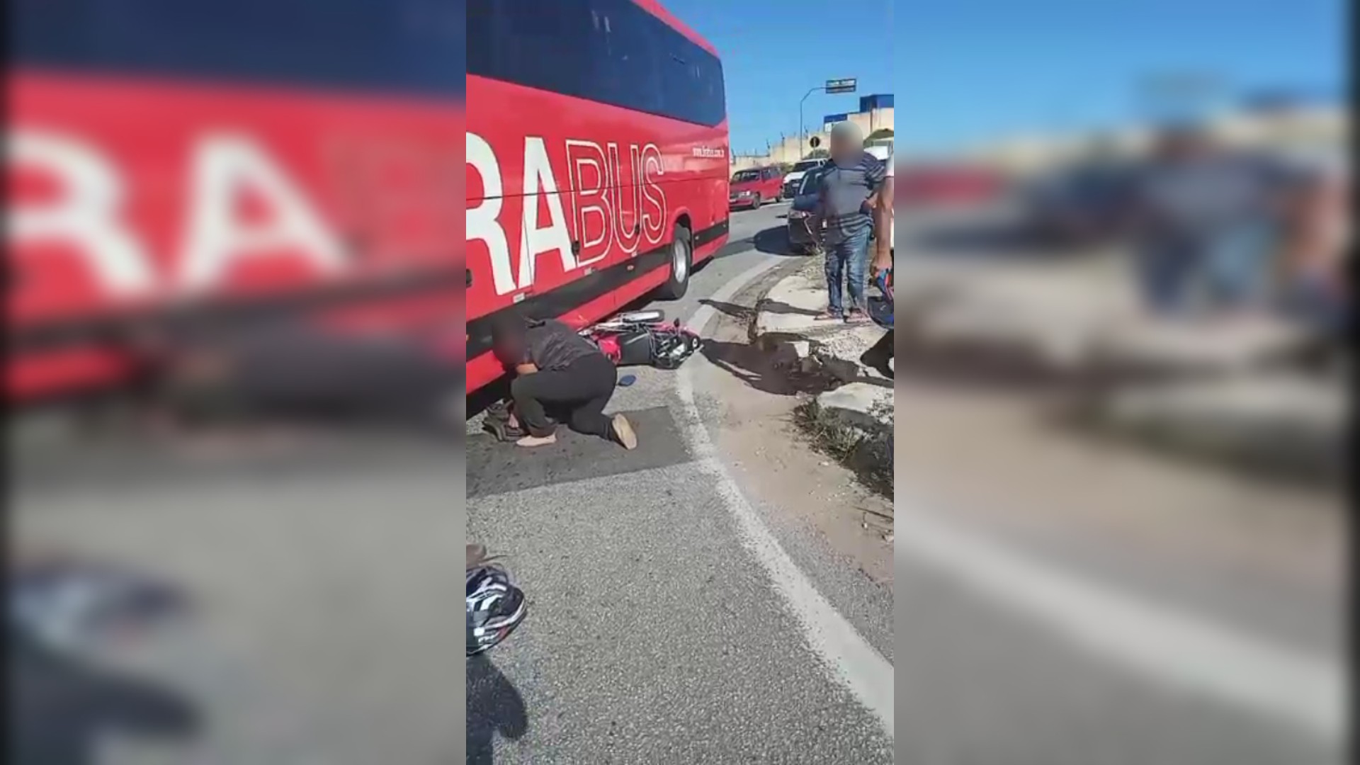 Motociclista cai na pista e é atropelado por ônibus em avenida de Sorocaba