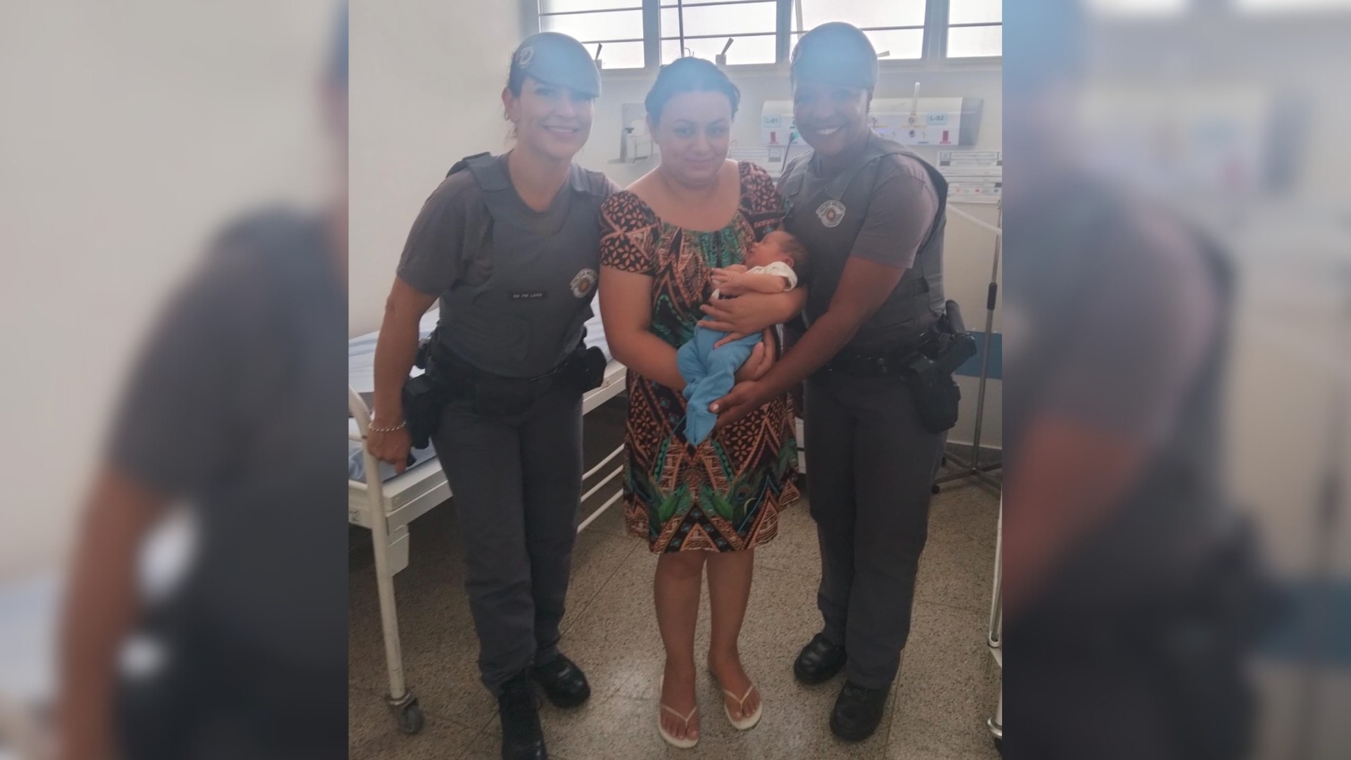 Policial militar socorre recém-nascido engasgado com leite em Araçoiaba da Serra