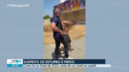 Homem é preso suspeito de estupro ocorrido no Natal de 2025 em Palmas
