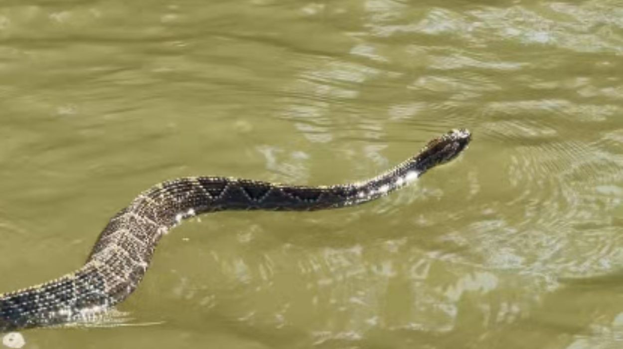 Cascavel sabe nadar? Bióloga filma serpente em rio no Pantanal; veja vídeo