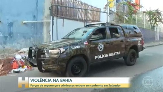 'Megaoperação' contra suspeitos de matar mais de 30 pessoas na Bahia deixa 6 mortos - Programa: Jornal Hoje 
