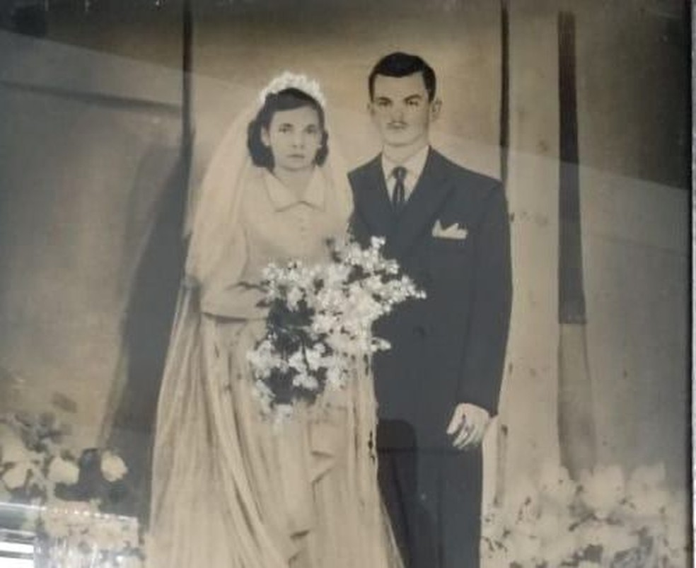 Casamento dos dois há 70 anos — Foto: Arquivo pessoal