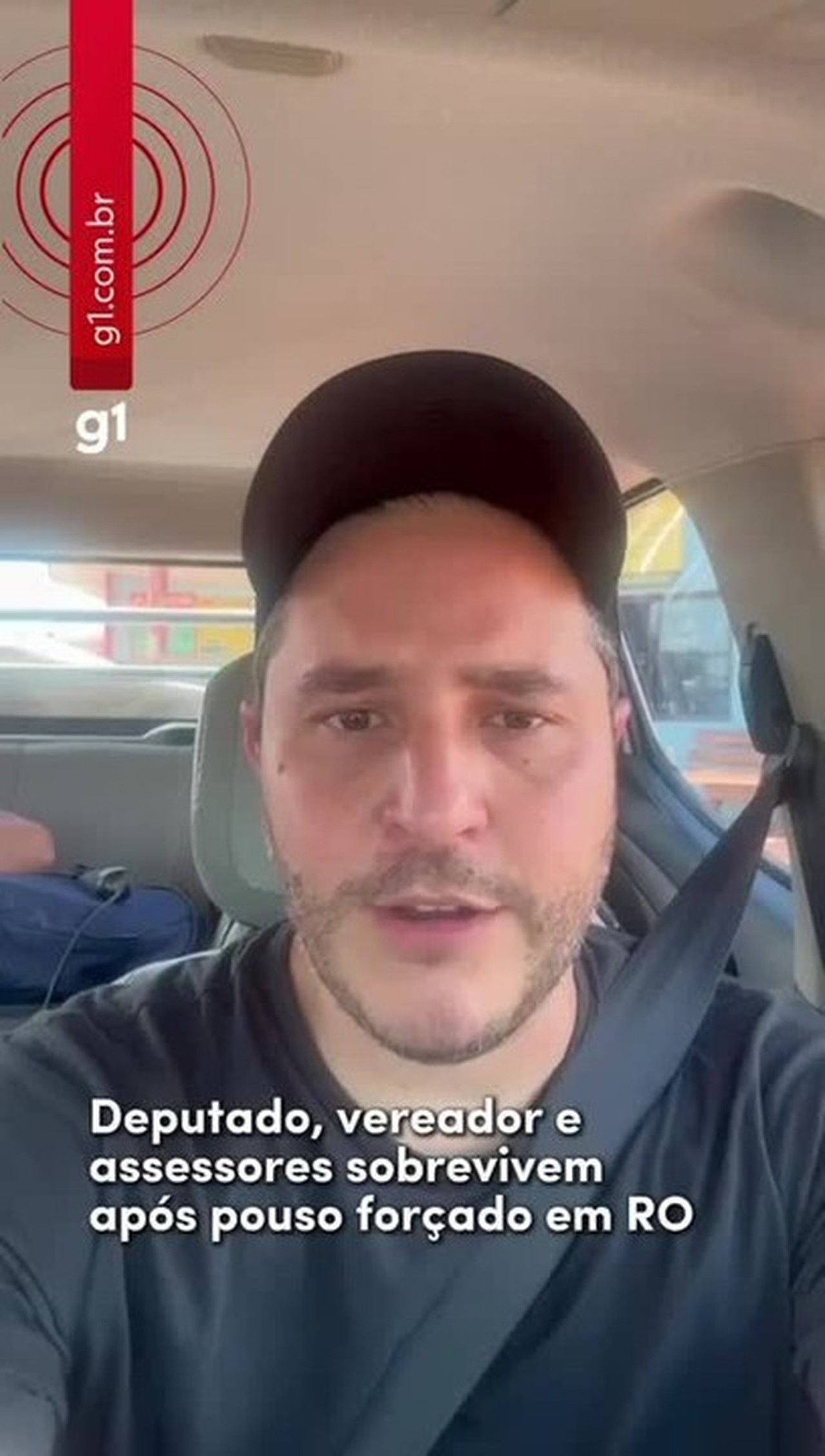 Avião com deputado e vereador faz pouso forçado e pega fogo em RO