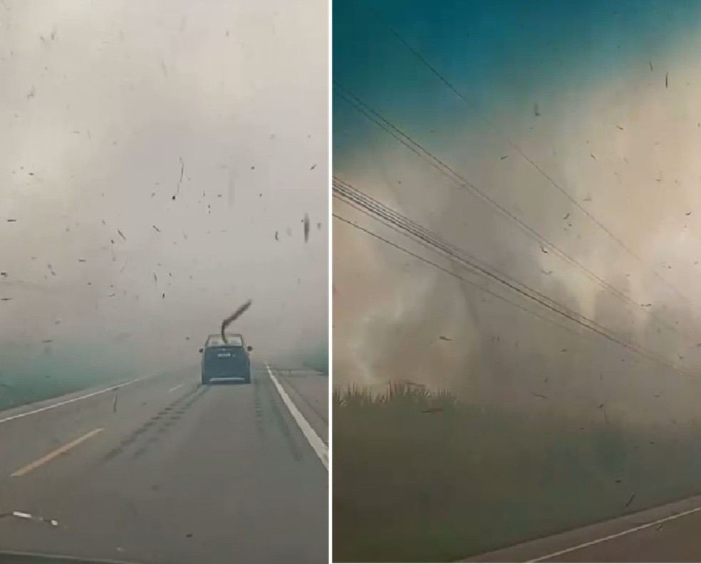 Fumaça de queimadas reduz visibilidade e preocupa motoristas na BR-356 | G1