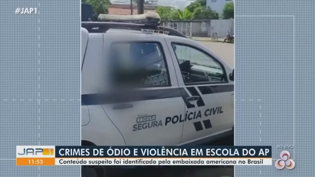 Adolescentes são apreendidos por suspeita de apologia ao nazismo e violência em escola