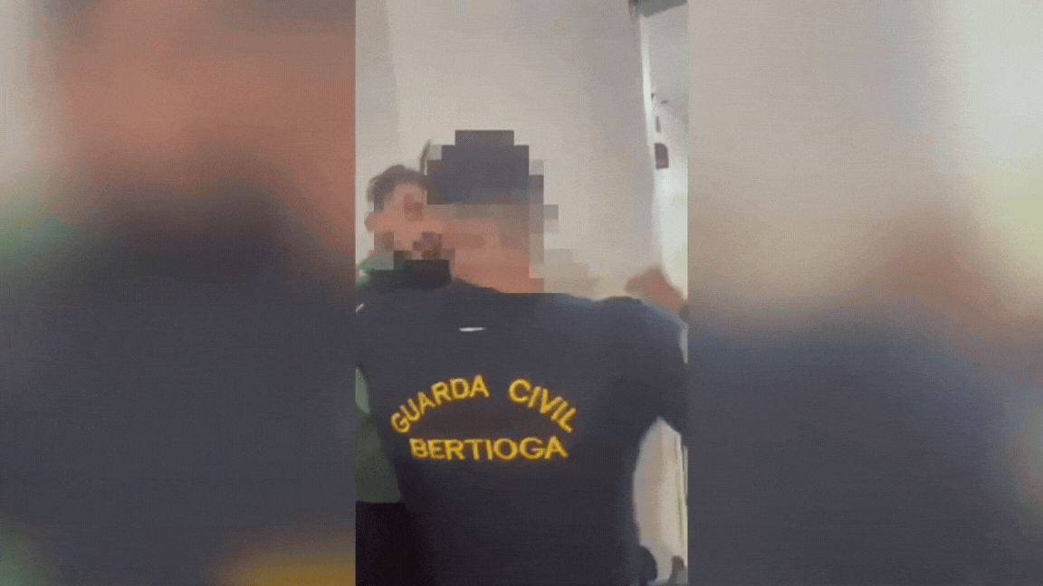 Novo vídeo mostra homem dando joelhada e cabeçada em guarda civil antes de levar soco em hospital