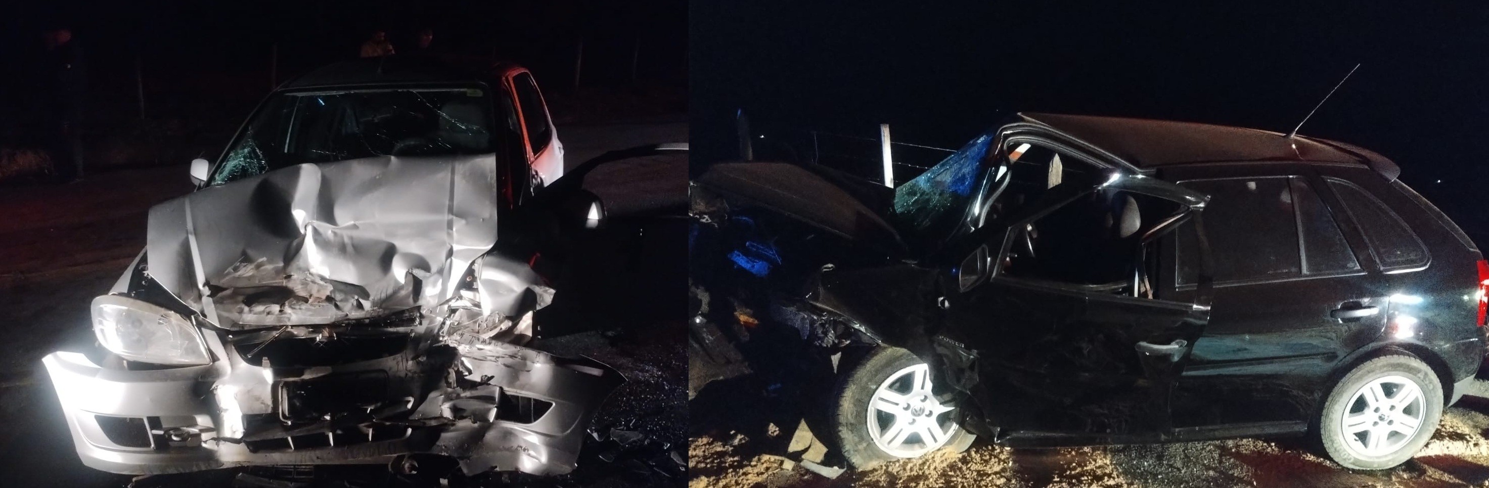Batida entre dois carros deixa dois idosos mortos e cinco feridos na MG-448